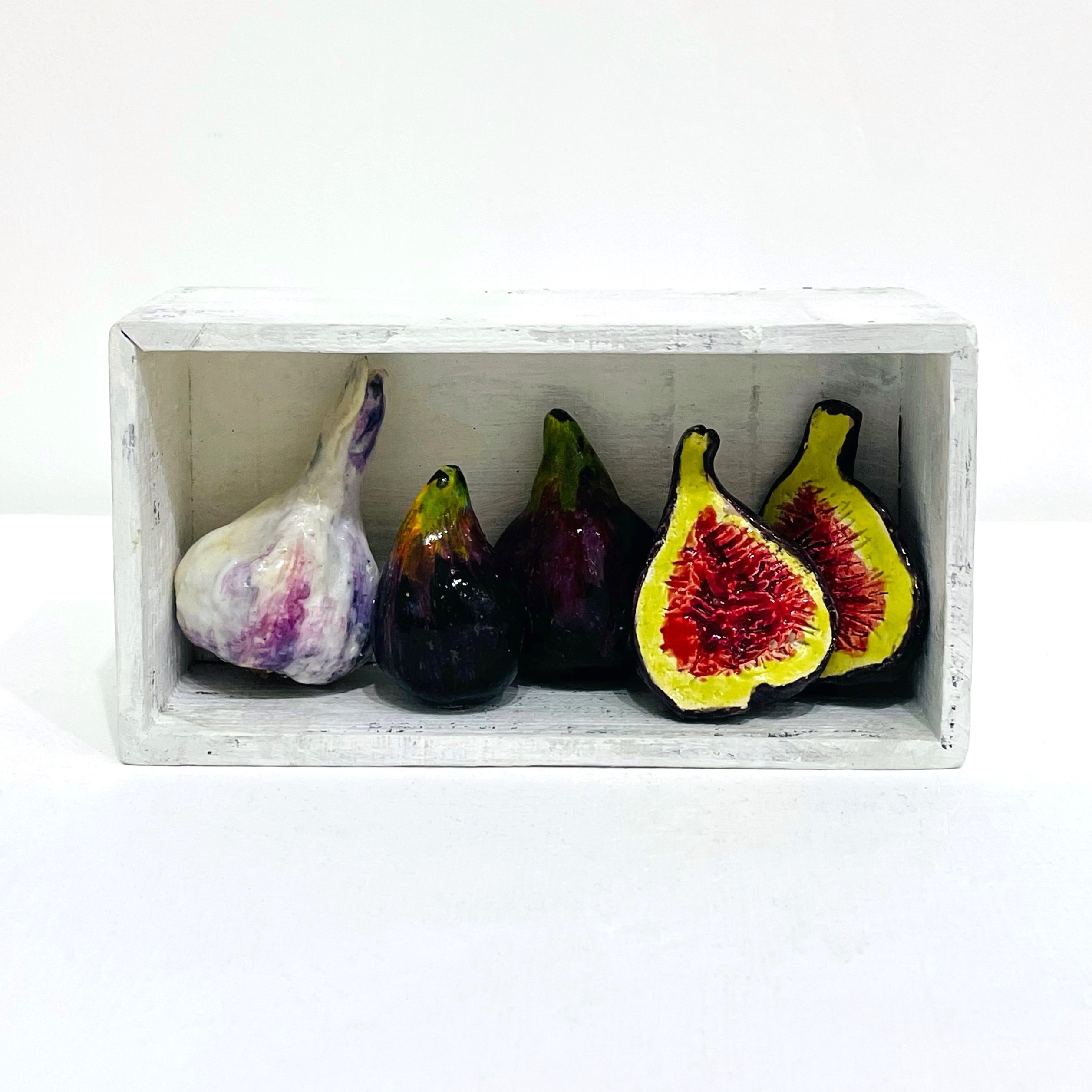 'The Miniature Pantry: Figs & Garlic' by artist Diana Tonnison
